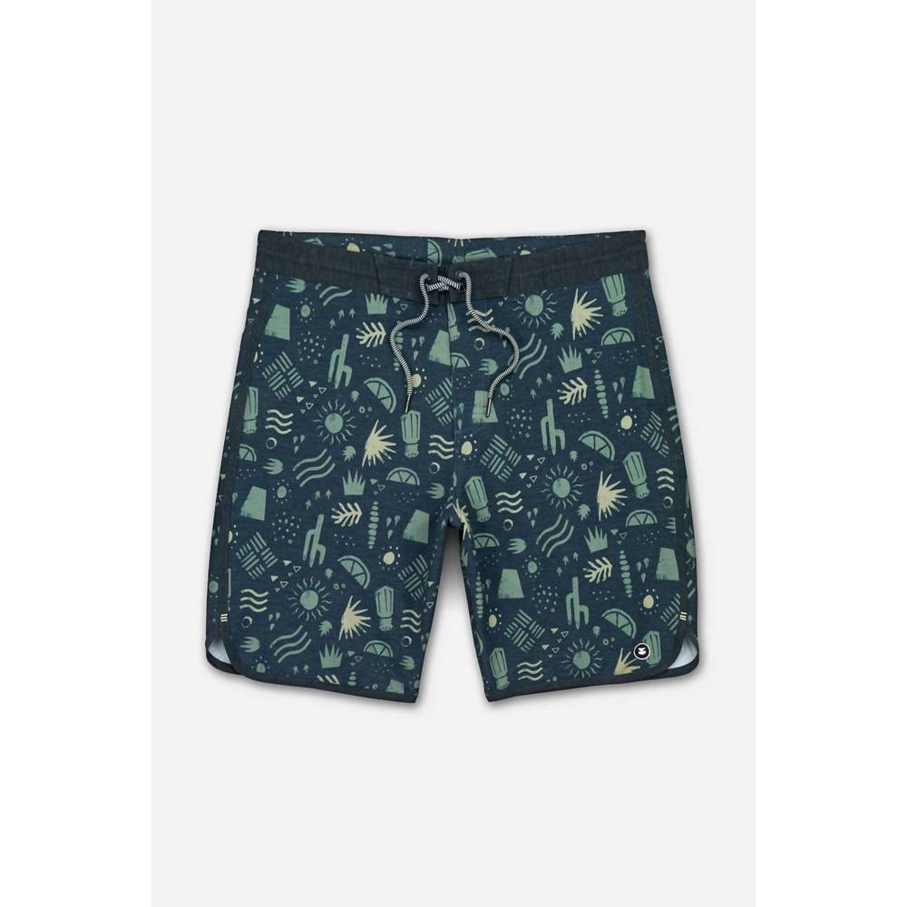 NEW JETTY men's mollusk boardies in agave